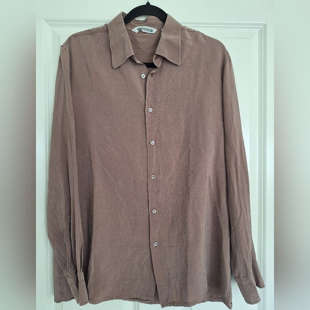 Pancaldi &.B vintage blouse silk 100% size L